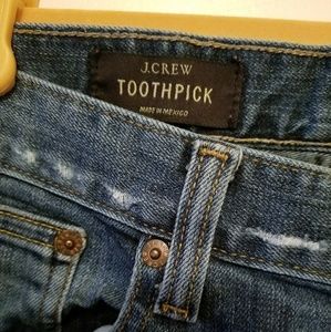 J Crew toothpick jean!